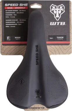 WTB Speed She Cromoly Women Saddle Black -elvedes shop 13291475df37ae341f117.29410228