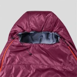Sleeping Bag Forclaz Trek 500 5 Degrees Large Bordeaux -elvedes shop 15515005ebbc1b7953e70.72530661