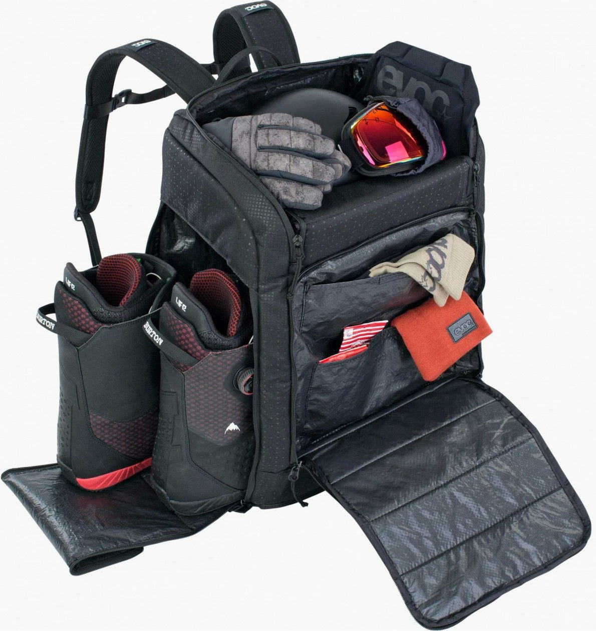 Evoc Gear Backpack 60 L Travel Bag Black 4 Evoc Gear Backpack 60 L Travel Bag Black - Image 2