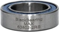 Black-bearing Black Bearing 63802 2RS Max 15 X 24 X 7 Mm