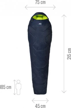 Millet Baikal 1100 Reg Blue Unisex Sleeping Bag -elvedes shop 218156961b1f449cee513.42427776