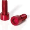 XLC Bottle Cage Bolts 7075 Alloy - Red -elvedes shop 5146e1a4e4df1
