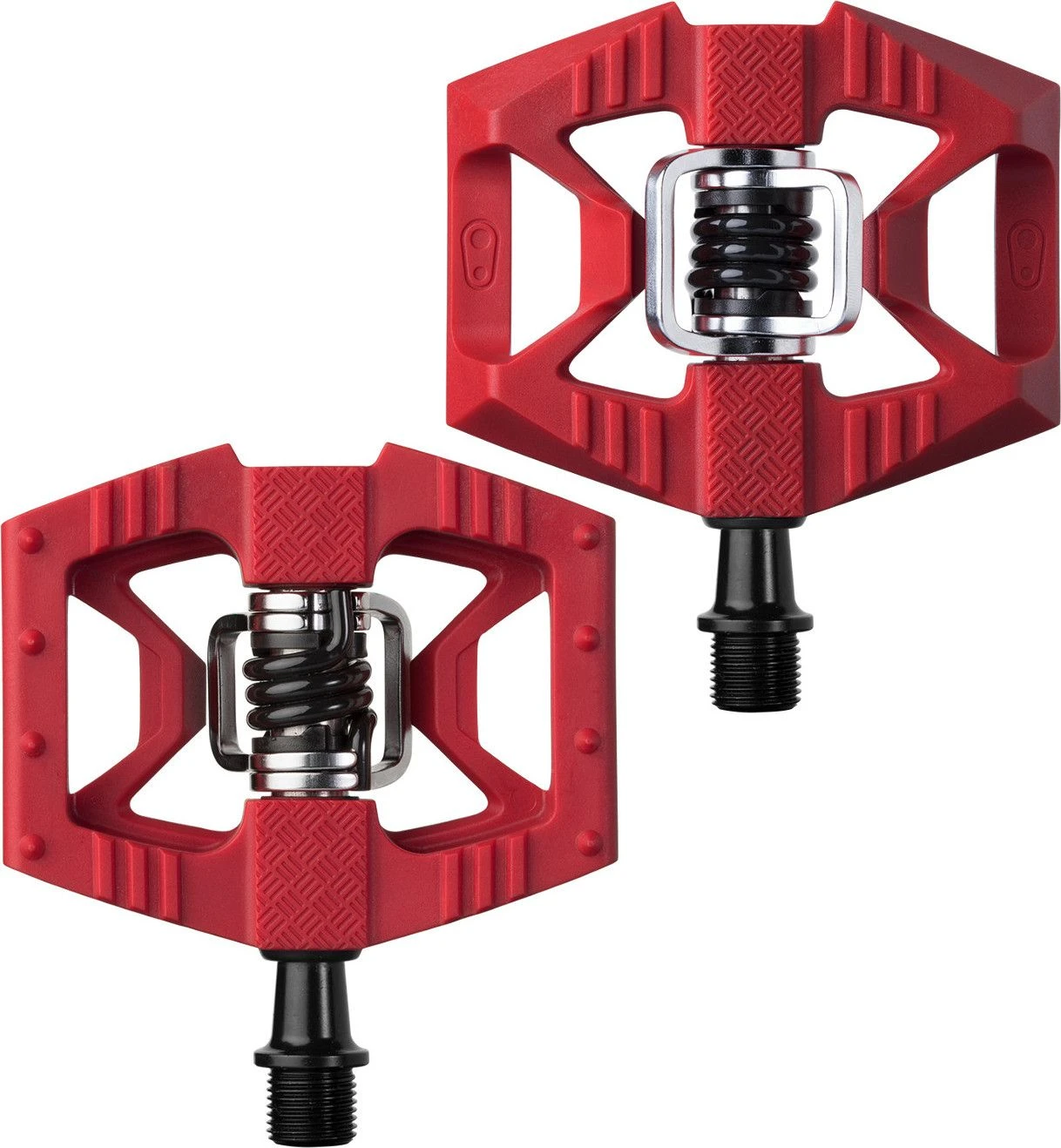 CRANKBROTHERS Pedals DOUBLE SHOT 1 Red / Black 3 CRANKBROTHERS Pedals DOUBLE SHOT 1 Red / Black