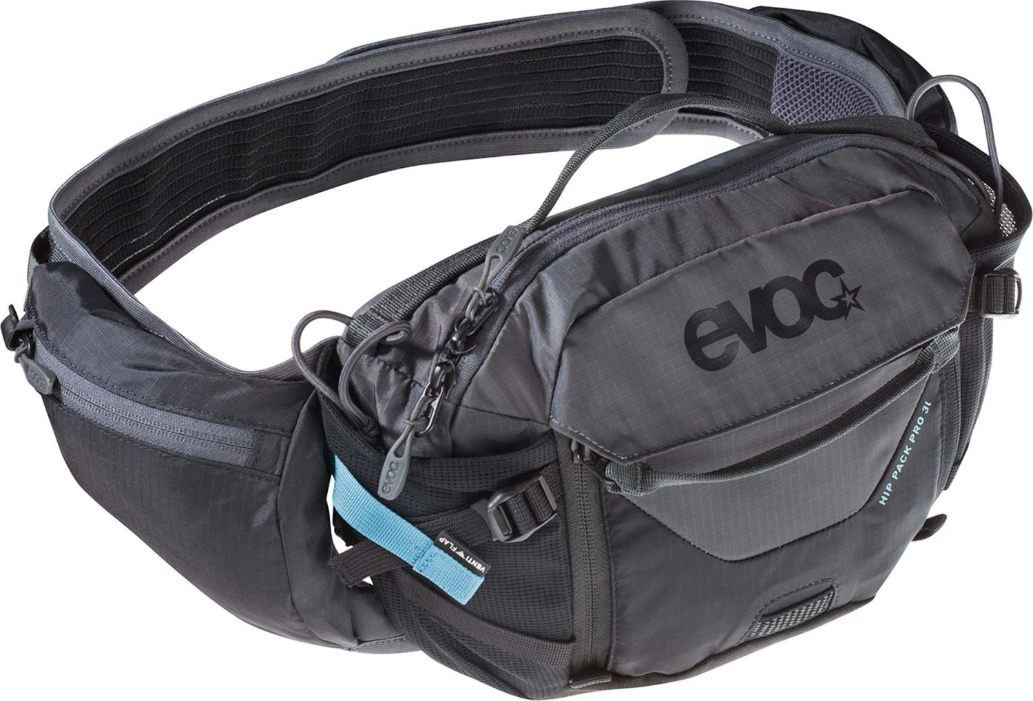Evoc Hip Pack Pro 3L Hydration Belt Carbon Grey Chili Red + 1.5 L Bladder 5 Evoc Hip Pack Pro 3L Hydration Belt Carbon Grey Chili Red + 1.5 L Bladder - Image 3