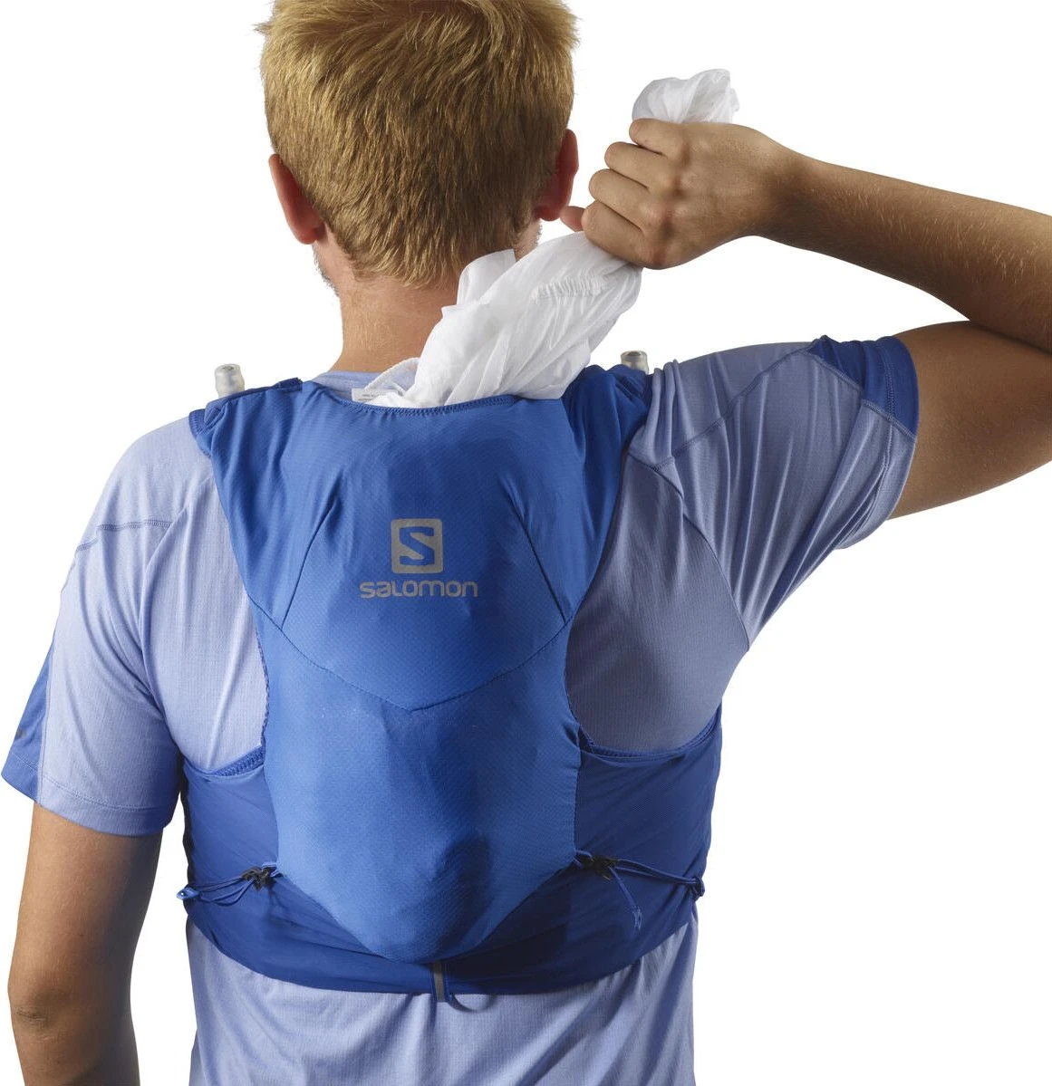 Salomon ADV Skin 5 Set Hydration Pack Blue Unisex 8 Salomon ADV Skin 5 Set Hydration Pack Blue Unisex - Image 6
