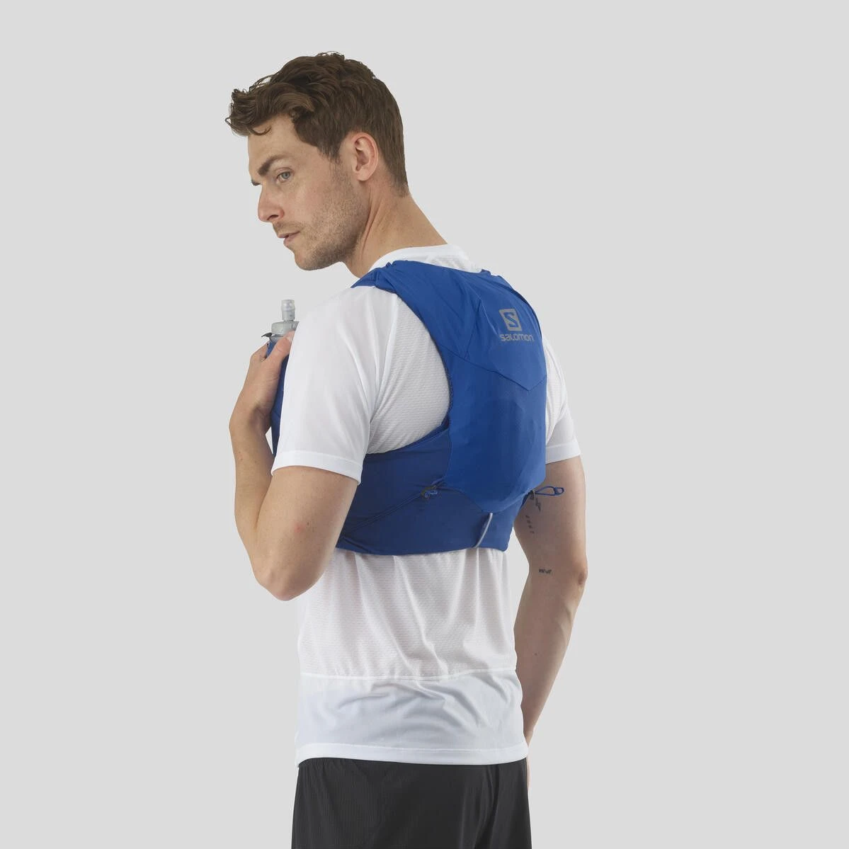 Salomon ADV Skin 5 Set Hydration Pack Blue Unisex 10 Salomon ADV Skin 5 Set Hydration Pack Blue Unisex - Image 8