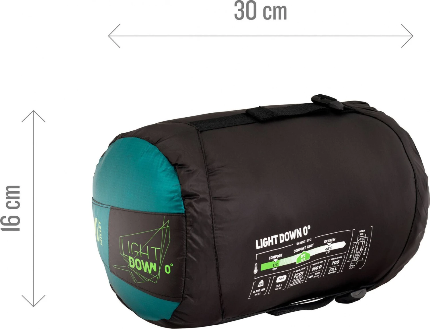Millet Light Down 0° Sleeping Bag Blue 5 Millet Light Down 0° Sleeping Bag Blue - Image 3